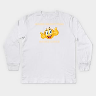 Harm Reduction Kids Long Sleeve T-Shirt